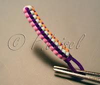 Scoubidou à 4 fils carré Scoubidou à 4 fils carré