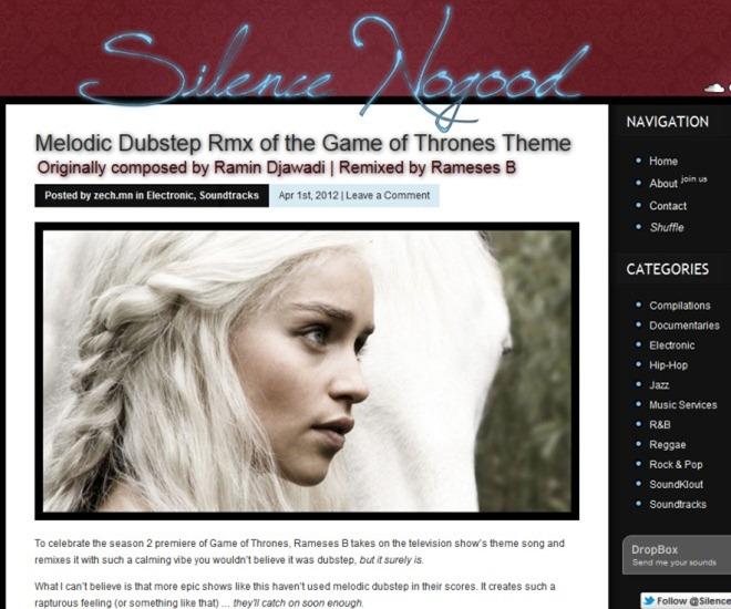 Trouver et écouter la musique la plus populaire sur le Web avec Hypegram Hypergram GOT Info