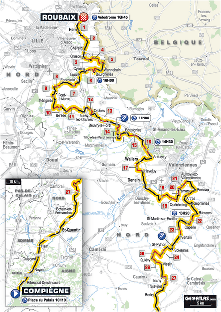 Paris-Roubaix 2012: J -1 Paris-Roubaix 2012: J -1