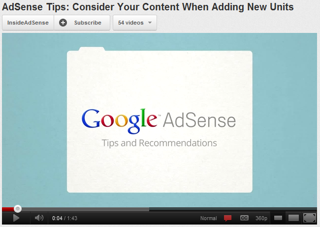 [AdSense] Bulletin d’information Google AdSense mars 2012