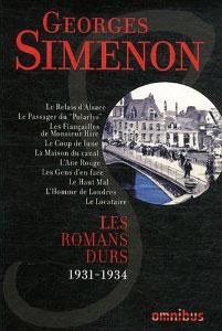 Les romans durs de Simenon, 1931-1934