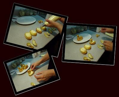 Cygnes garnis en pâte à choux Cygnes garnis en pâte à choux