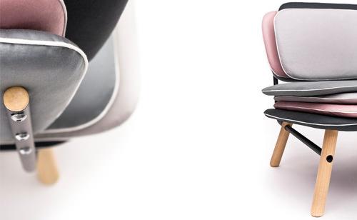 Fauteuils Stack par Skrivo Design Fauteuils Stack par Skrivo Design