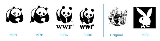 Logos inchangée WWF et Playboy