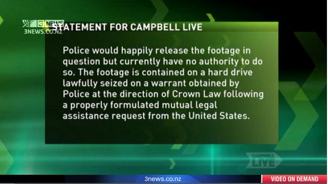 3 news 3 news MegaUpload : les autorités ne veulent pas dévoiler la vidéo de larrestation