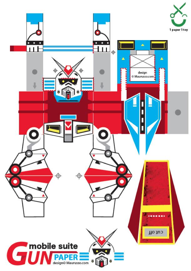 GUNPaper – The Gundam papertoy