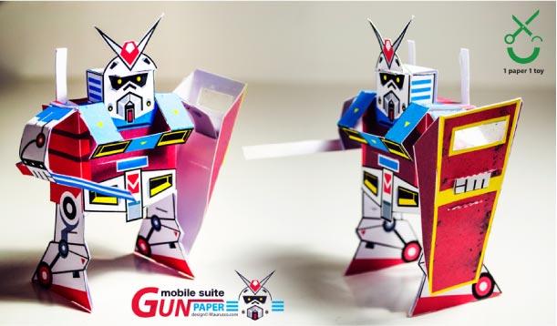 GUNPaper – The Gundam papertoy