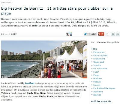 Big Festival de Biarritz : 11 artistes stars pour clubber sur la plage