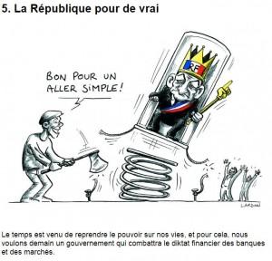 Capture Dans 10 jours, nous avons la possibilité, cette possibilité de tourner le dos au capitalisme, alors pourquoi hésiter ?