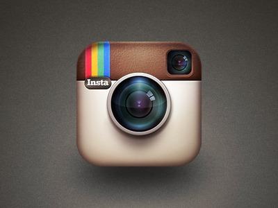 Découvrez la face arrière de l'icône Instagram sur iPhone...