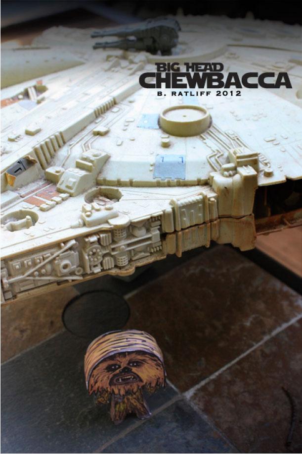 Chewbacca paper toy de Chemical9