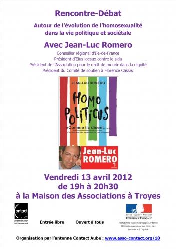 Débat autour d’« Homopoliticus, comme ils disent… » à Contact Troyes à 19h Affiche 13 avril Troyes.jpg