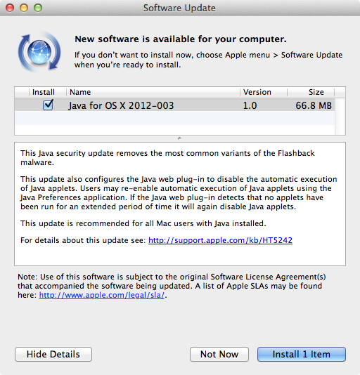 Flashback Apple : correctif du malware Flashback disponible