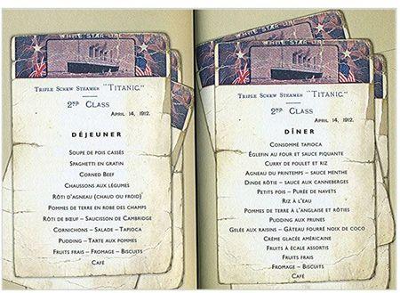 un 14 avril, à bord du Titanic menu-2nde-classe