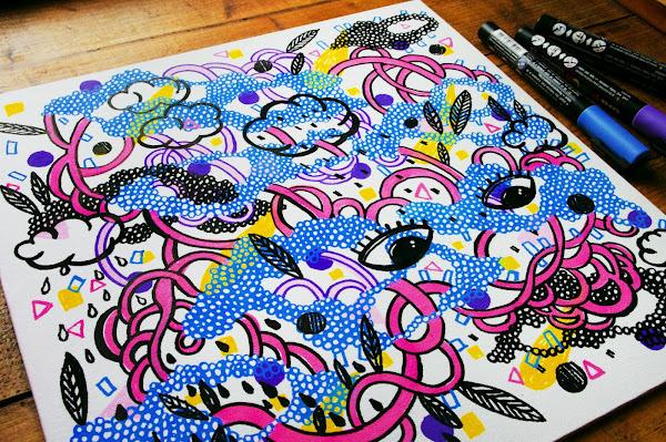 EYES, illustration sur toile EYES, illustration sur toile