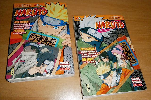 Mes derniers Achats : Naruto édition Collector 10 ans - Tome : 1 & 2