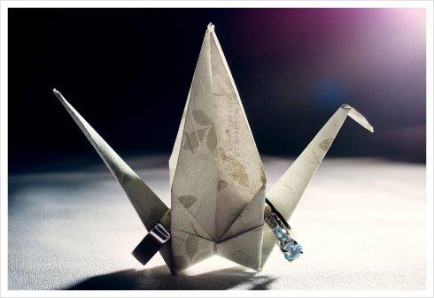 photo-oiseau-papier-alliance wedding paper crane