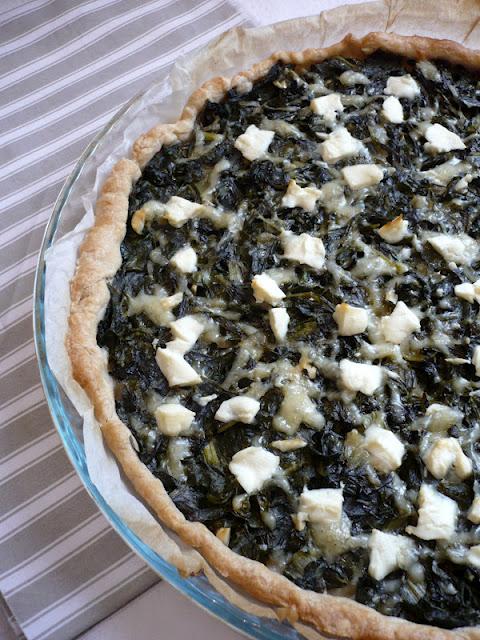 Tarte aux épinards et à la féta Tarte aux épinards et à la féta