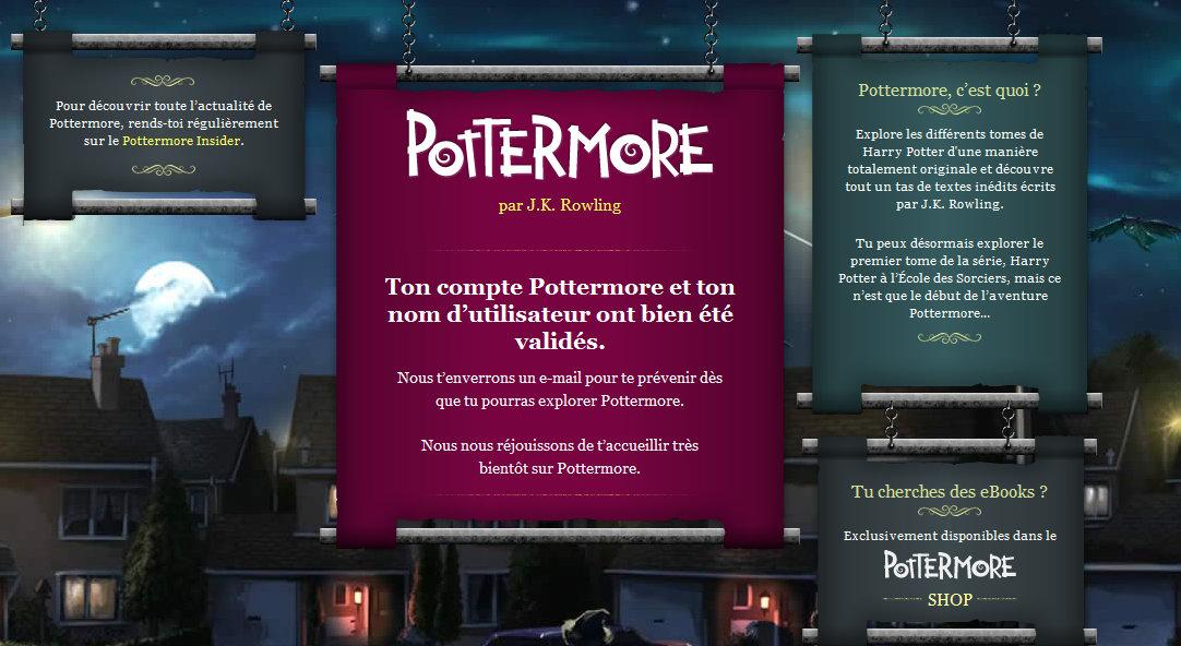 Pottermore 1 Pottermore 1 Harry Potter : le site Pottermore accessible à tous