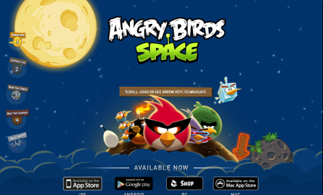 Angry Birds Space Apple et 20 sites web à couper le souffle!