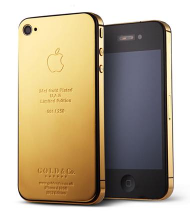 iphone4 iphone41 Le nouvel iPad 24 carats est là... mais sans diamants