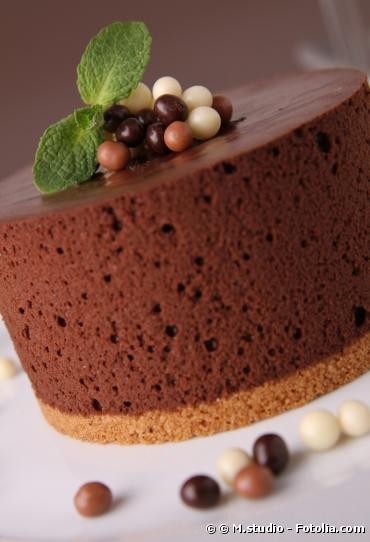Recette bio : Une gourmandise pain d'épice et mousse au chocolat Recette bio : Une gourmandise pain d'épice et mousse au chocolat