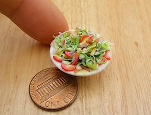 Sculpture alimentaire miniature par Shay Aaron
