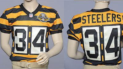 Les chandails rétro des Steelers Les chandails rétro des Steelers