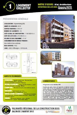 Les prix du Palmarès régional 2012 de la construction Bois Les prix du Palmarès régional 2012 de la construction Bois