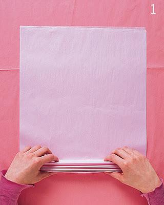 Pompoms en papier de soie - DIY Pompoms en papier de soie - DIY