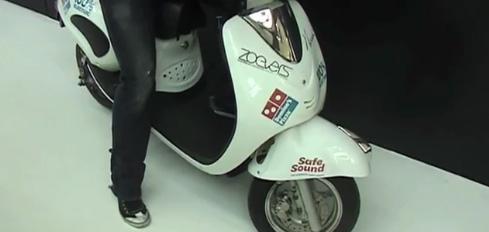 scooter-dominos scooter dominos Dominos Pizza : un scooter électrique spécial