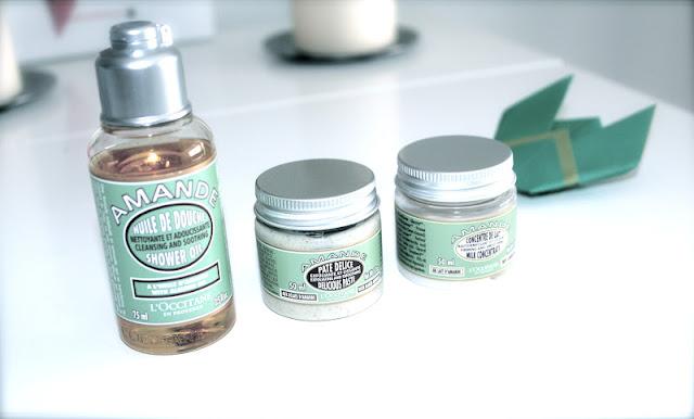 L'Amande par l'Occitane : tuerie ! featuring l'Huile de Douche, la Pâte Délice et le Concentré de Lait L'Amande par l'Occitane : tuerie ! featuring l'Huile de Douche, la Pâte Délice et le Concentré de Lait