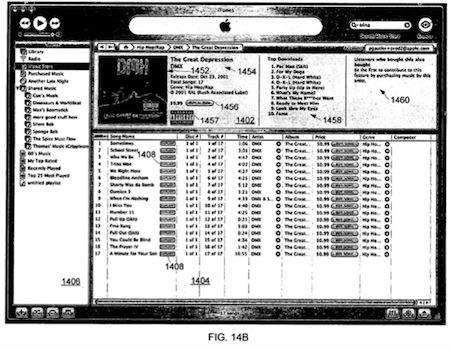itunes-brevet Apple obtient un brevet sur l’interface utilisateur d’iTunes