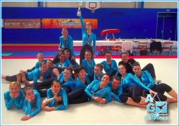 TEAMGYM AVANT GARDE LE MANS GYMNASTIQUE ! Les 2 équipes Teamgym de l’AGM qualifiées pour les Championnats de France 2012 !