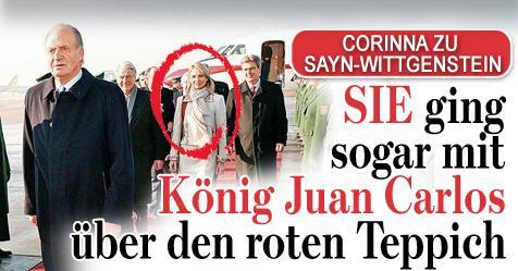 Le Roi Juan Carlos et la Princesse Corinna font la une du Bild Zeitung