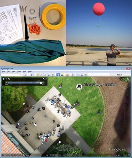google earth baloons 451x540 Google Earth utiliserait des images capturées à laide de ballons et de cerfs volants