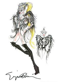 Découvrez les premières tenues de Lady Gaga par Armani pour sa prochaine tournée