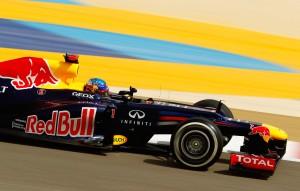 Vettel devant les deux Lotus à Bahreïn