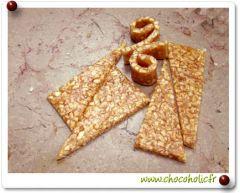 Pâques croquant... et chocolat decors en croquant amandes
