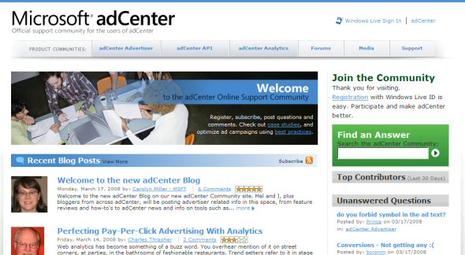 Microsoft adCenter Community