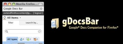 gdocsbar google firefox