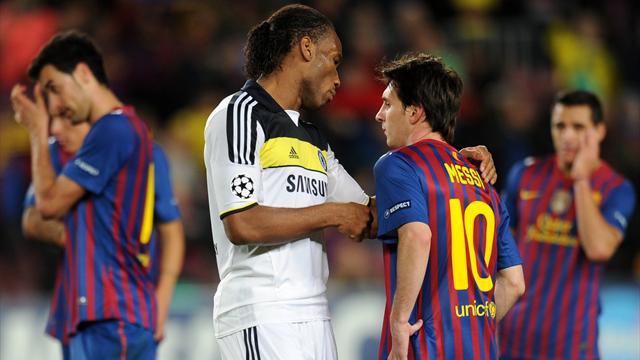 Drogba-Messi : 2-0 - Football - Ligue des Champions