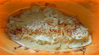 Papillote de limande DUKAN aux oignons,petit suisse