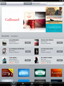 Exclu : Gallimard rejoint l’iBookstore en catimini