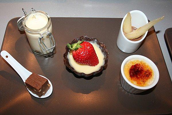 ASSIETTE GOURMANDE - DECLINAISON DE CHOCOLAT- 5 - asiette gourmande chocolat