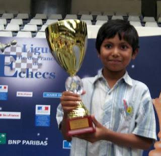 Fahim Mohammad vainqueur du tournoi B du championnat de Paris en 2010 5 - Photo © Chess & Strategy 