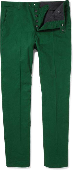 180751 Jil Sander green trousers