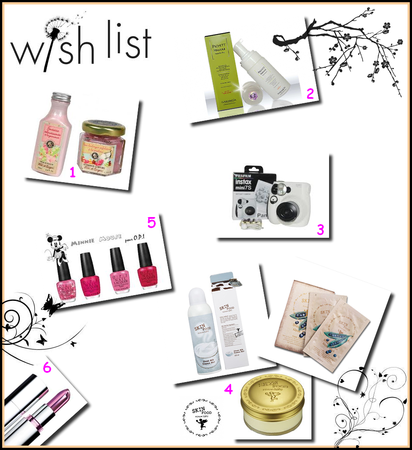 Ma whislist du mois de mai wishlist