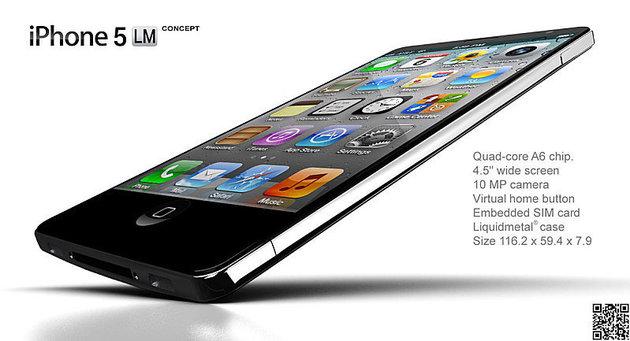 Concept iPhone 5 Liquidmetal by Nak Studio... Concept iPhone 5 Liquidmetal by Nak Studio...
