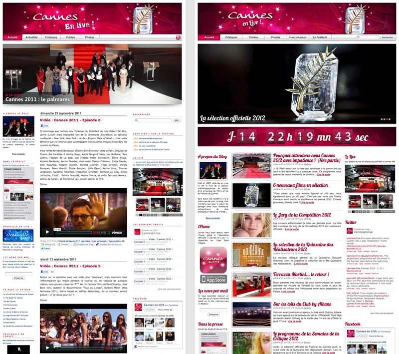 Nouvelle mise en page pour Cannes 2012 Nouvelle mise en page pour Cannes 2012 !